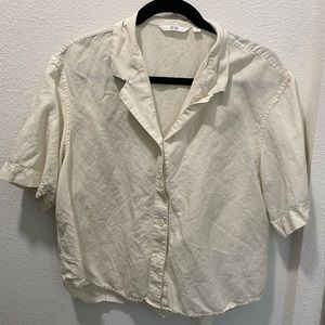 Uniqlo Button-down Linen Shirt